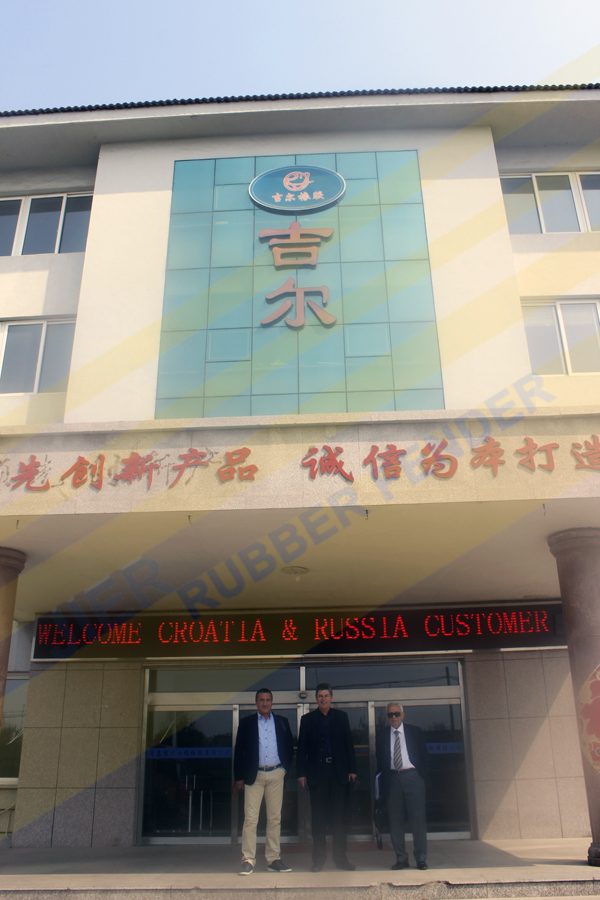 Croatia Customers at JIER FENDER FACTORY
